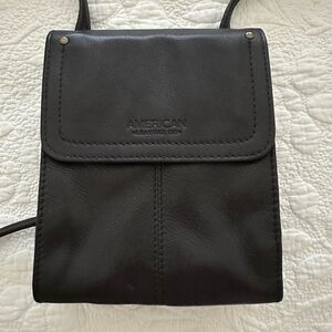 American Leather Co. Black Crossbody Bag